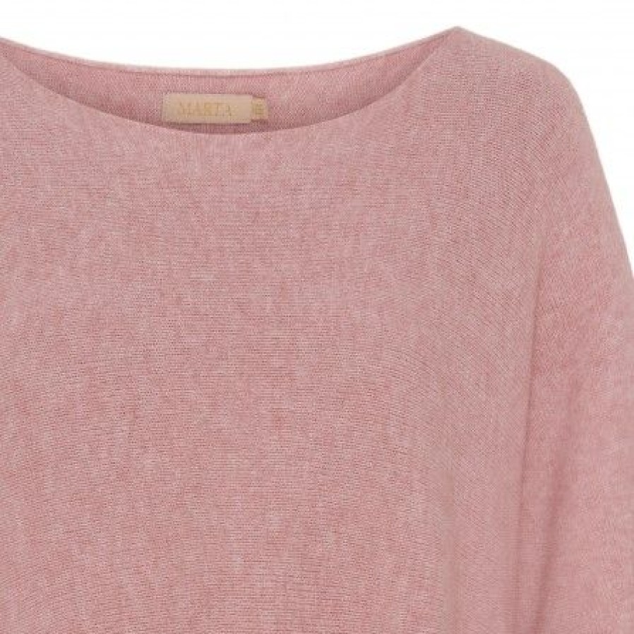 Overdele Marta du Chteau | Marta Knit Mdcsia - Rosa Strik 5003 - Old Rose