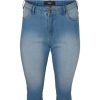 Underdele Zizzi | Zizzi Jeans Amy Capri - Lysebla Capri Jeans O10305H