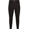 Underdele Zizzi | Zizzi Jeva Long , Slim Pants - Sort Buks J80812A Black