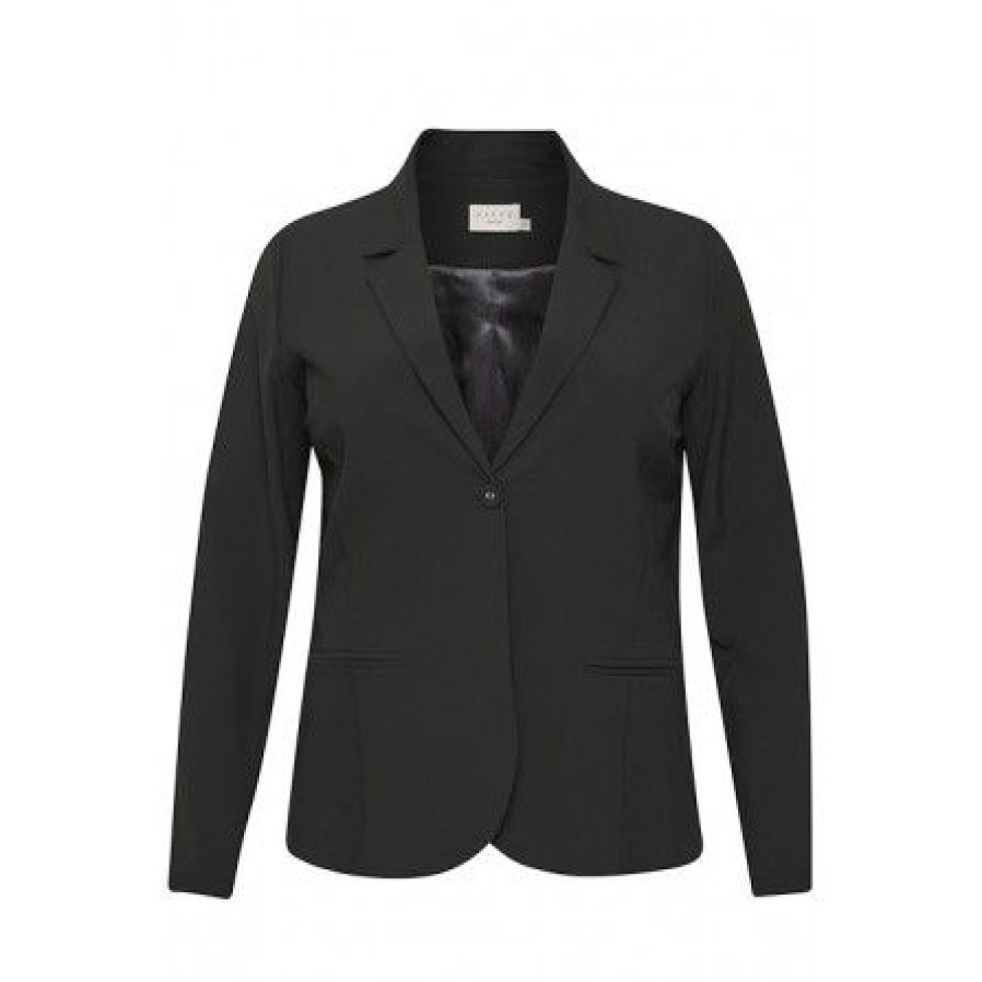 Overtoj Kaffe Curve | Kaffe Curve Kcjia Blazer - Habitjakke 10580023 Black Deep