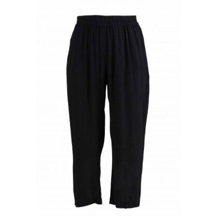 Underdele Gozzip | Gozzip Gmargrethe Loose Pants 7/8 - Sort Buks G236042-1 Black