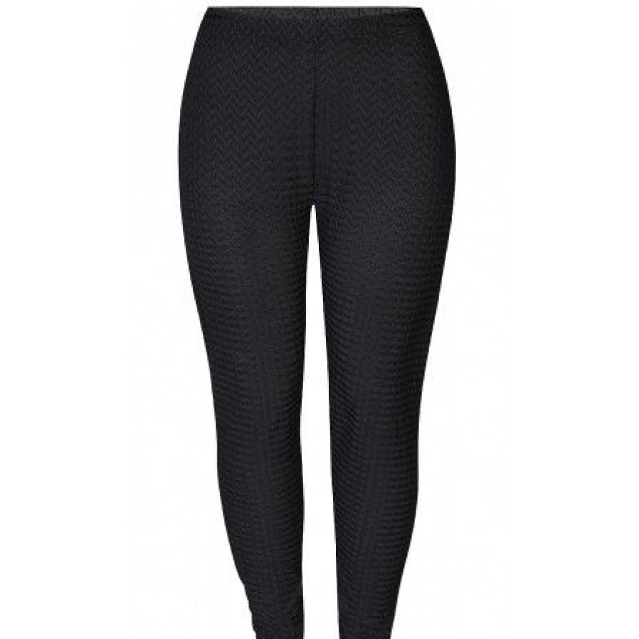 Underdele Zhenzi | Zhenzi Blakely Legging - Sorte Monstrede Leggings 2807622 Black