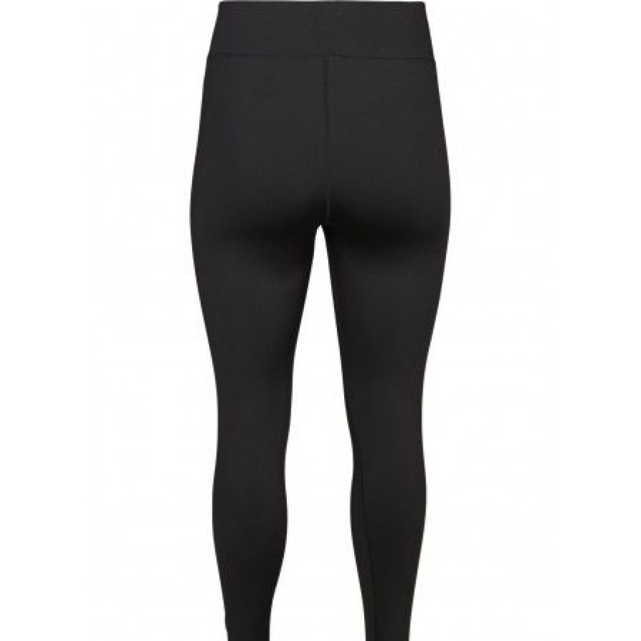 Underdele Zizzi | Zizzi Abasic 7/8 Tights - Sort Leggings A00060H Black