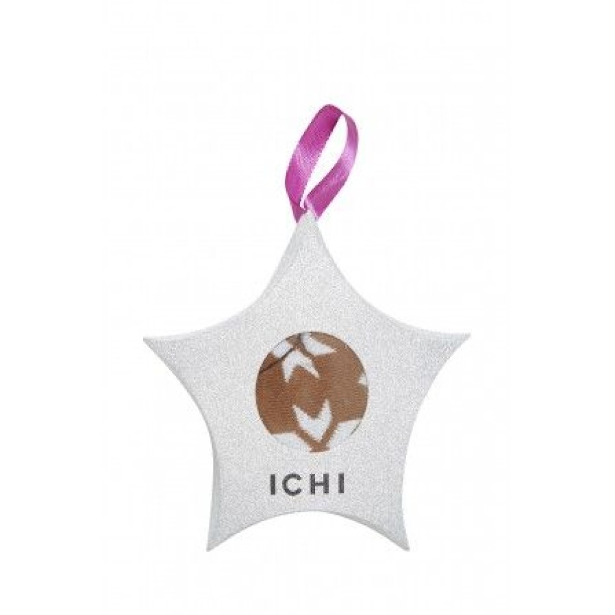 Accessories Ichi Ankel Stromper | Ichi Iahohoho So - Gra/Brun Glimmer Julestrompe 20120090 Rubber