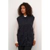 Overdele Kaffe Curve | Kaffe Curve Kcmila Waistcoat - Sort Vest 10582193 Black Deep