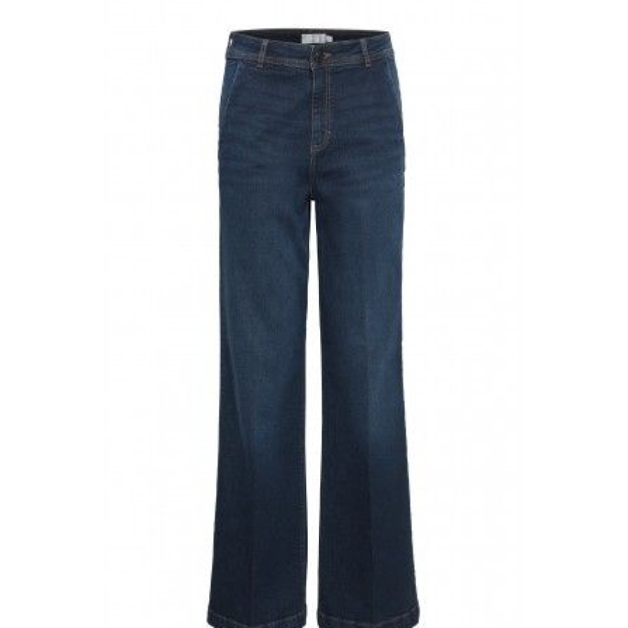 Underdele Fransa | Fransa Frbecca Hanna Je 2 - Bla Jeans Med Vidde 20613321 Dark Blue Denim