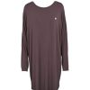 Lingeri/Nattoj Missya Loungewear | Missya Softness Ls Nightshirt - Brun Langaermet Natkjole 14785 Dark Brown