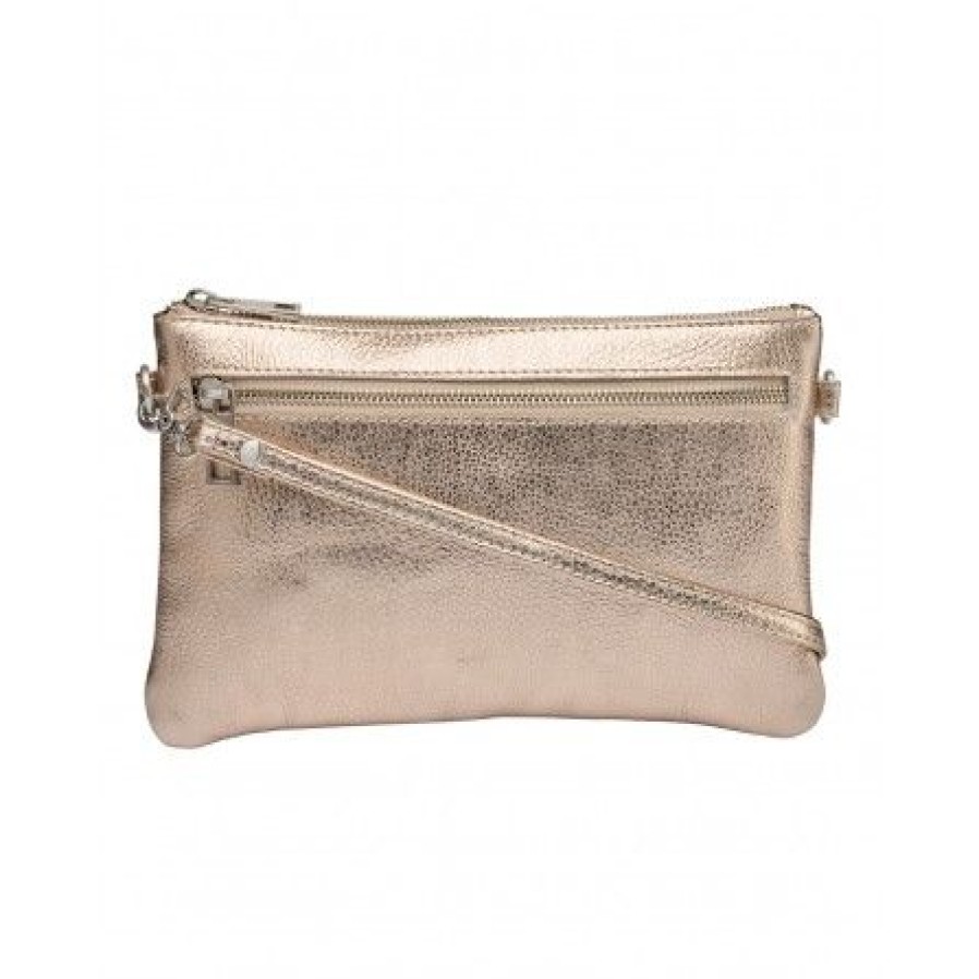 Accessories TimogSimonsen Skindtasker | Tim&Simonsen Betty Metal Small Bag - Eie-1856-Betty Gold