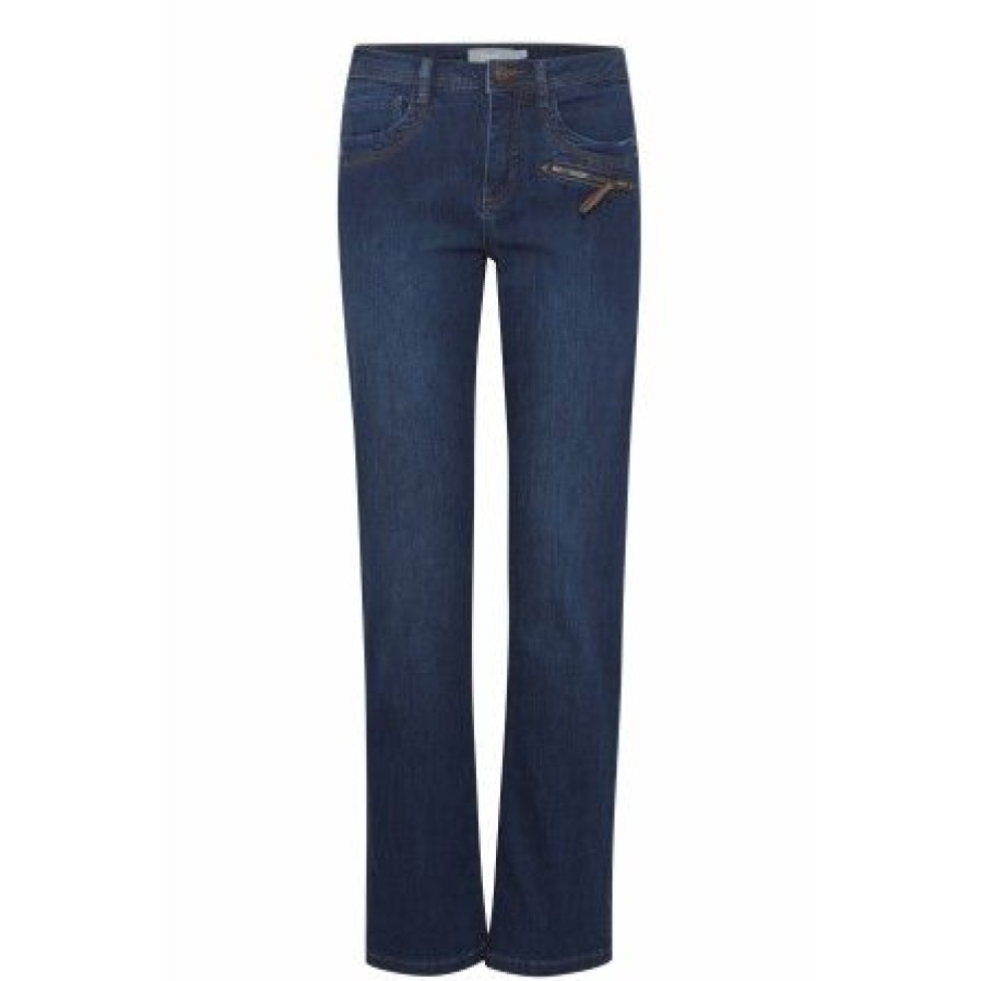 Underdele Fransa | Fransa Frlissi Tessa Je 3 - Morkebla Jeans 20612932 Indigo Blue 32