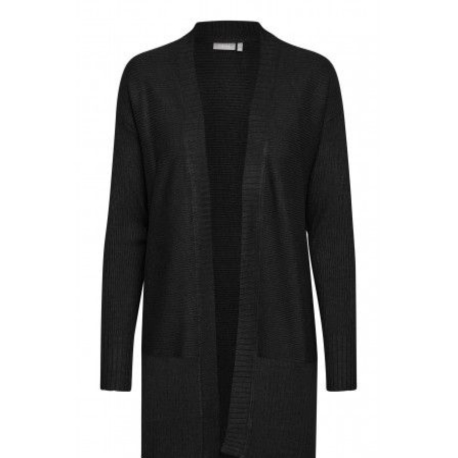 Overdele Fransa | Fransa Frbesmock 1 Cardigan - Sort Cardigan 20609588 Black