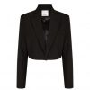 Overtoj Co'couture | Co Couture Volacc Crop Blazer - Sort Kort Blazer Jakke 30086 Black