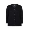 Overdele Zhenzi | Zhenzi Kogle Cardigan - Sort Cardigan 200018 Black