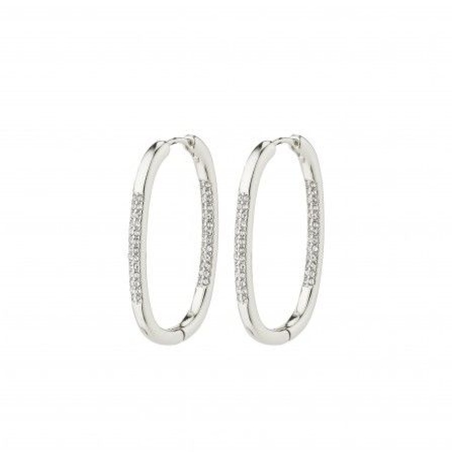 Accessories Pilgrim Oreringe | Pilgrim Star Recycled Hoops 262416053 Solvbelagt