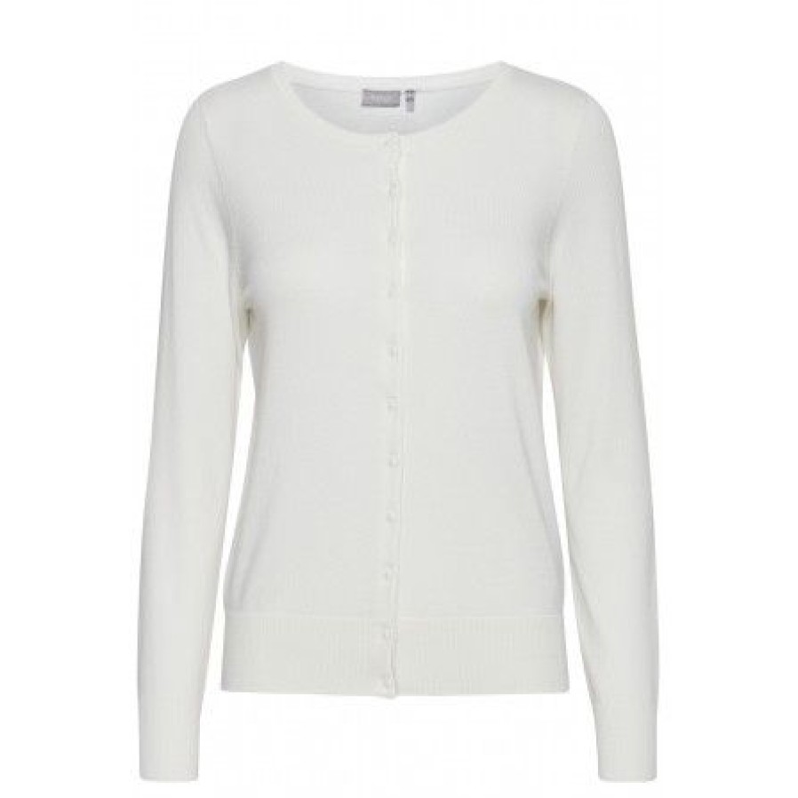 Overdele Fransa | Fransa Zubasic 60 Cardigan - Off-White Cardigan 20604187 Antique