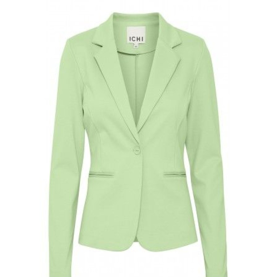 Overtoj Ichi | Ichi Ihkate Bl - Gron Blazer 20101801 Sprucestone