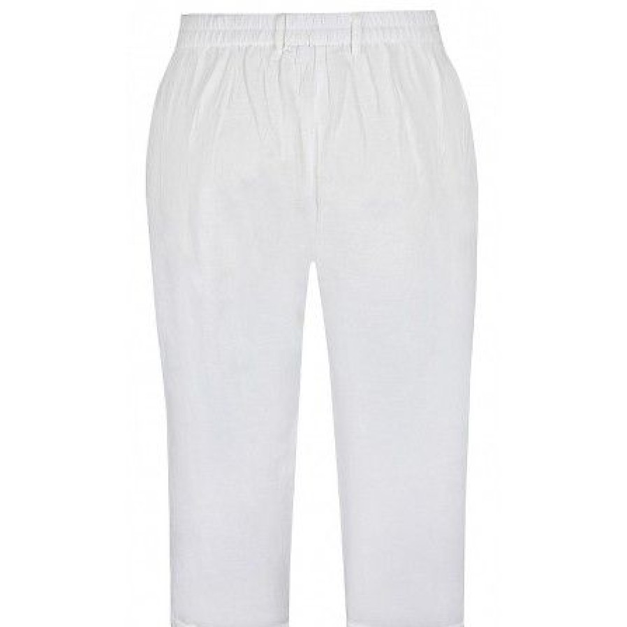 Plus Size Zhenzi | Zhenzi Jive Pants - Hvid Buks 2703700 White