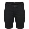 Underdele Zizzi | Zizzi Jeans Shorts Emily - Denim Shorts O10305Q Black Solid