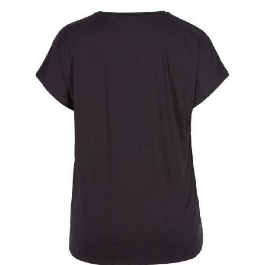 Plus Size Zizzi | Zizzi Abasic, S/S, O-Neck Tee T-Shirt A00053L Black