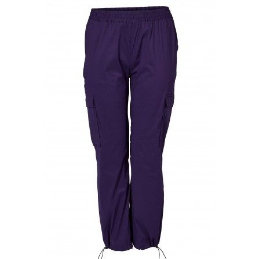 Plus Size Zoey | Zoey Ashlyn Pants - Lilla Cargopants 231-1410 Purple