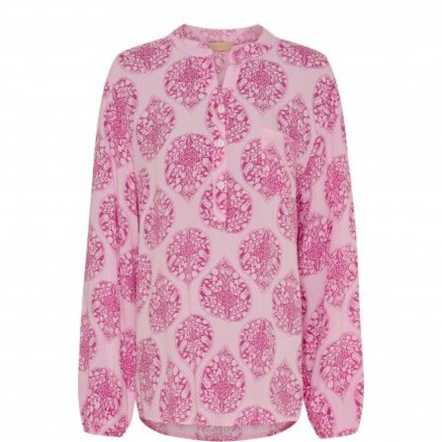 Overdele Marta du Chteau | Marta Mdcronja Shirt - Pink Skjorte 8500 Fuxia Heart