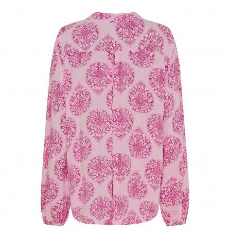 Overdele Marta du Chteau | Marta Mdcronja Shirt - Pink Skjorte 8500 Fuxia Heart