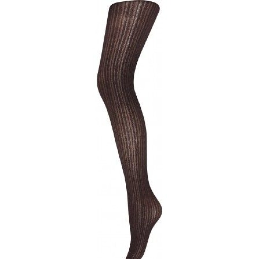 Accessories Decoy Strompebukser | Decoy Tights Bamboo 100Den - Brun Strompebuks I Bambus 16915