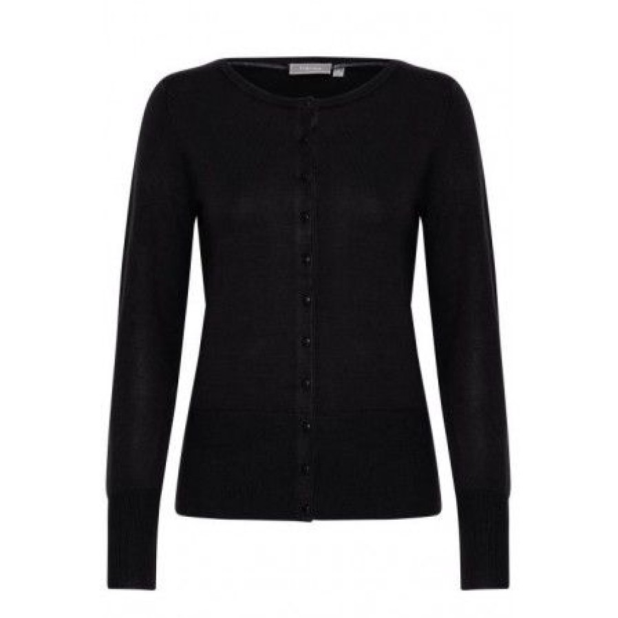 Overdele Fransa | Fransa Zubasic 60 Cardigan 20604187 - Black