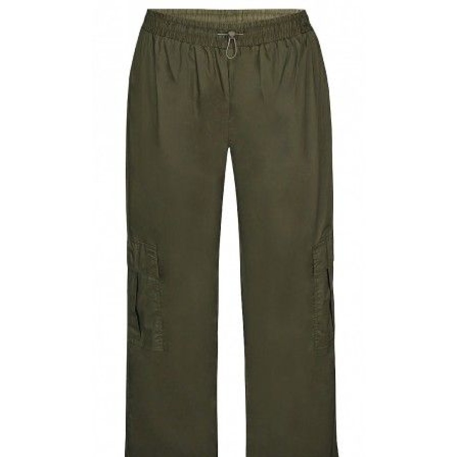 Plus Size Zhenzi | Zhenzi Cargo Pants - Army Gronne Cargo Bukser 2502137