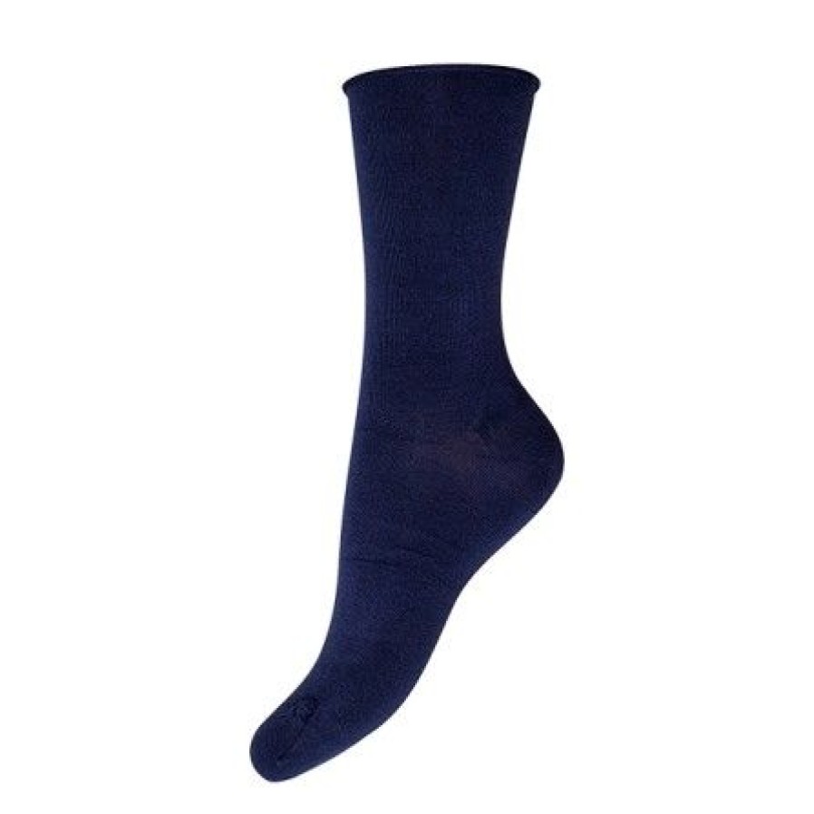 Accessories Decoy Ankel Stromper | Decoy Fine Knit Socks - Ankelstromper 20245 Blue Iris