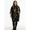 Overtoj Gozzip | Gozzip Ganne-Line Oversize Jacket - Jakke Med Olivengront Print G241028 Black/Olive