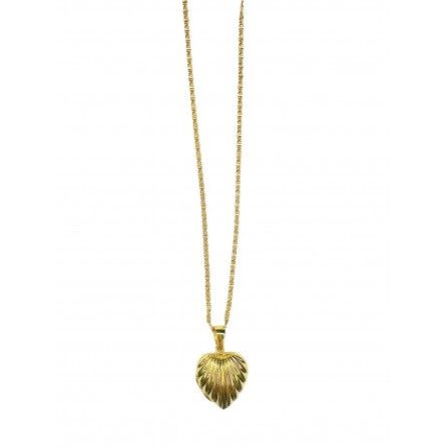 Accessories Pico Halskaeder | Pico Secret Love Petit Necklace - V02003 Fg, Goldplated