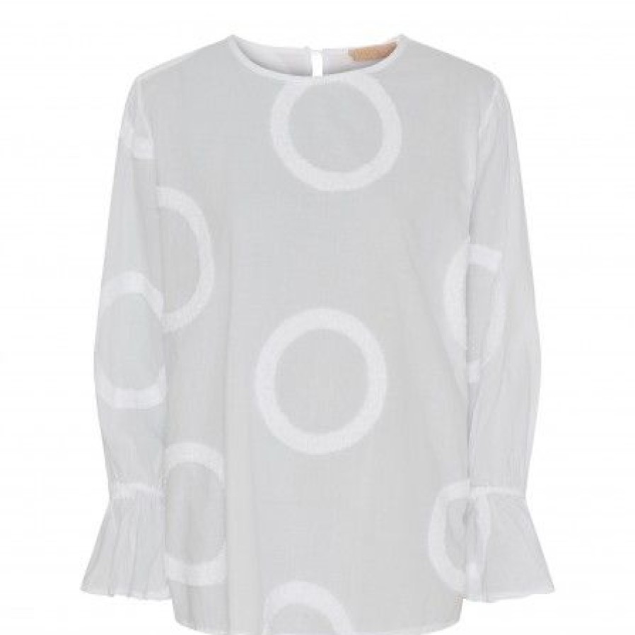 Overdele Marta du Chteau | Marta Mdcvinter Blouse - Hvid Skjorte 5896 White