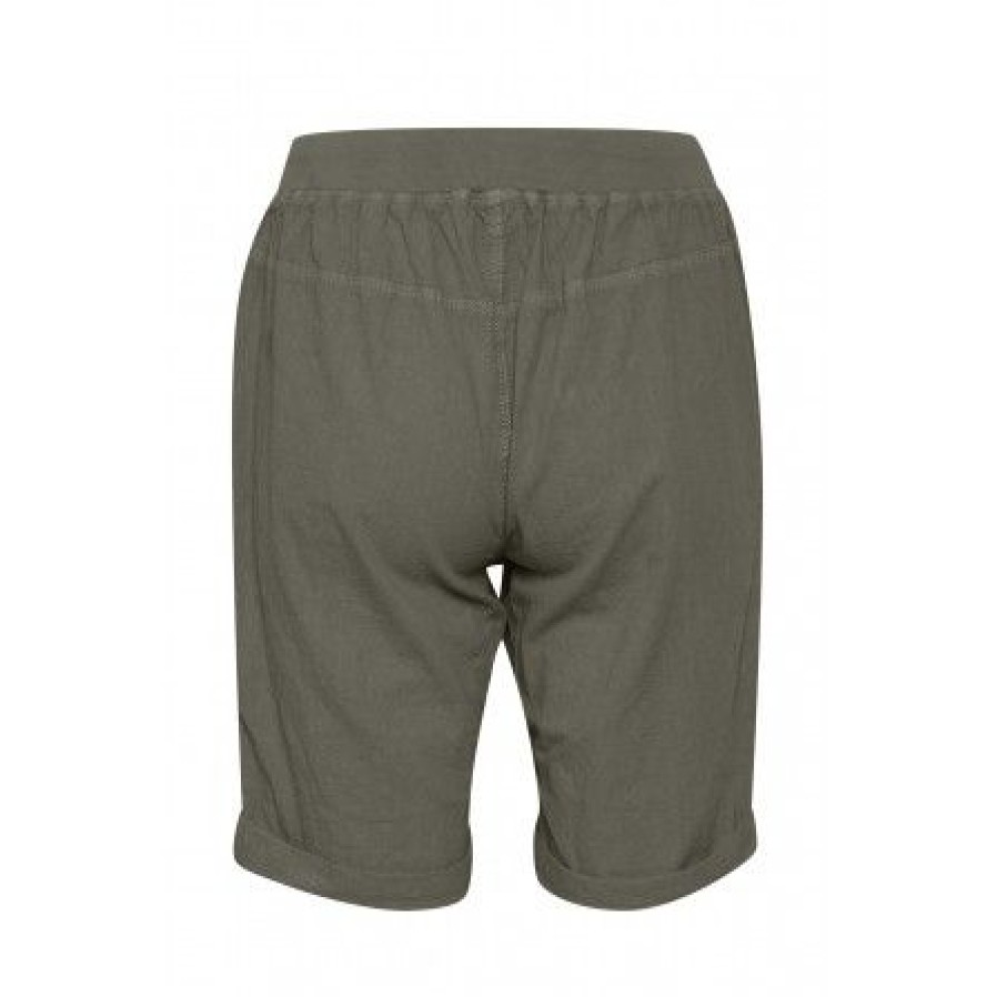 Underdele Kaffe | Kaffe Kanaya Shorts - Gron Shorts 10504239 Grape Leaf