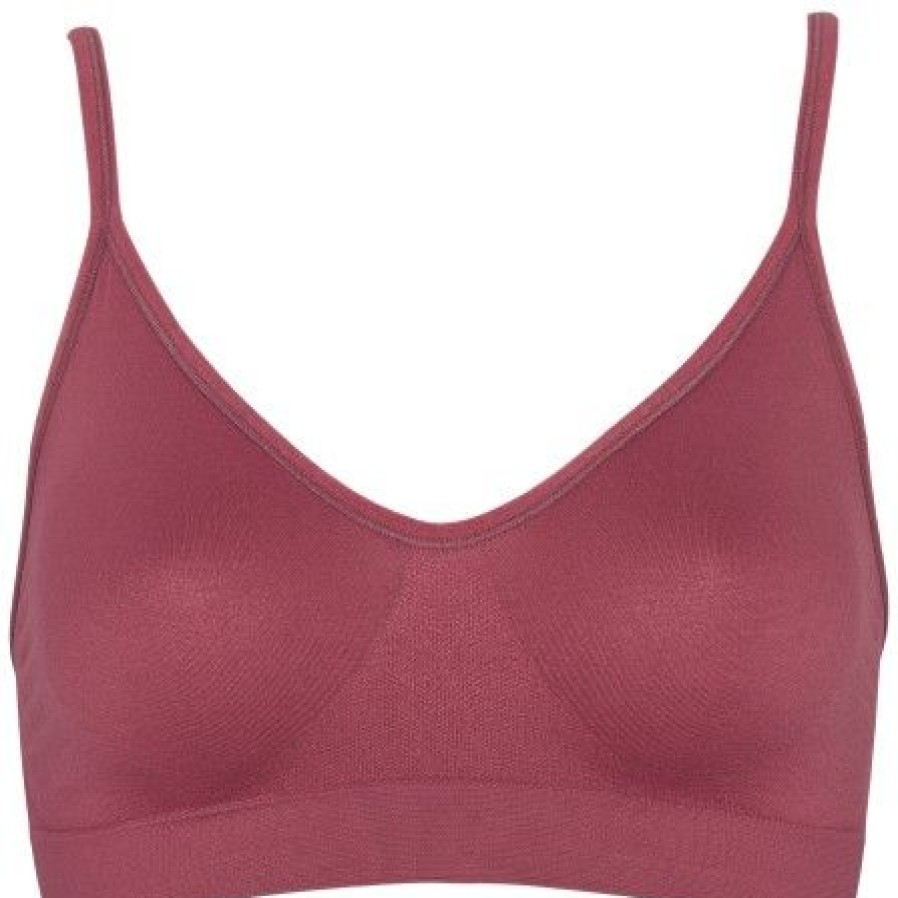 Lingeri/Nattoj Missya Bh & Trusser | Missya Bra Top Solid - Rosa Seamless Top Med Smalle Stropper 12219