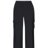 Underdele Zhenzi | Zhenzi Cargo Pants - Sort Buks Med Lommer 200069 Black