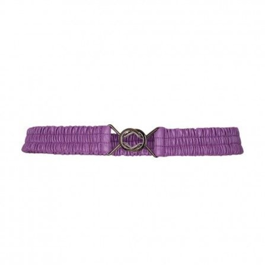 Accessories Co'couture | Co Couture New Bria Slim Belt - Lilla Elastik Baelte 39001