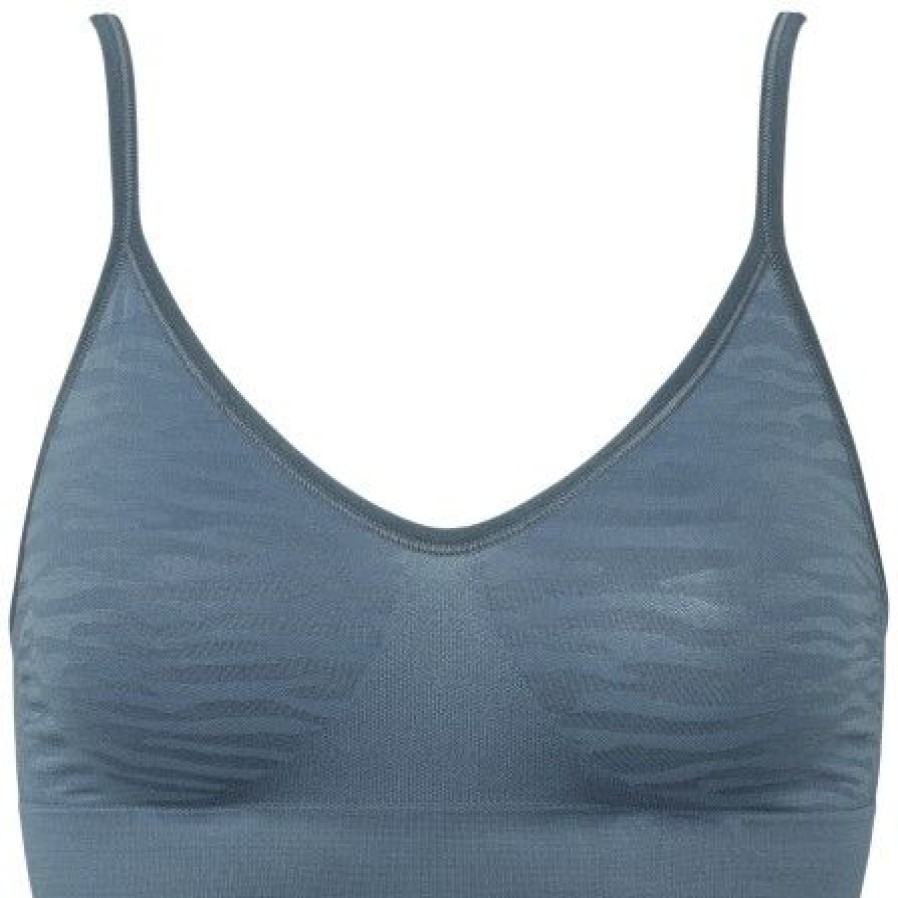 Lingeri/Nattoj Missya Seamless | Missya Bra Top Tiger - Dark Grey Top Med Smalle Stropper 14851