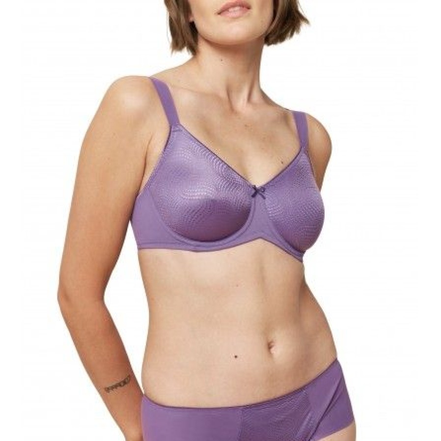 Lingeri/Nattoj Triumph Bh & Trusser | Triumph Essential Minimizer W X - Lilla Bh 10166830 Purple Rain