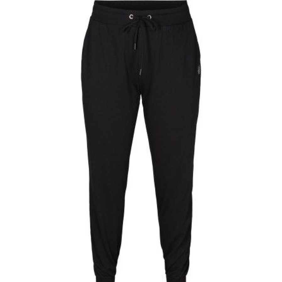 Underdele Zizzi | Zizzi Abasic, Loose Pant - Bukser A00056A Black