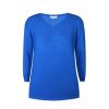 Overdele Zhenzi | Zhenzi Kogle Pullover - Bla Strik 200085 Lapis Blue