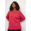 Overdele Kaffe Curve | Kaffe Curve Kcmarna Pullover - Koral Strik 10582136 Cayenne