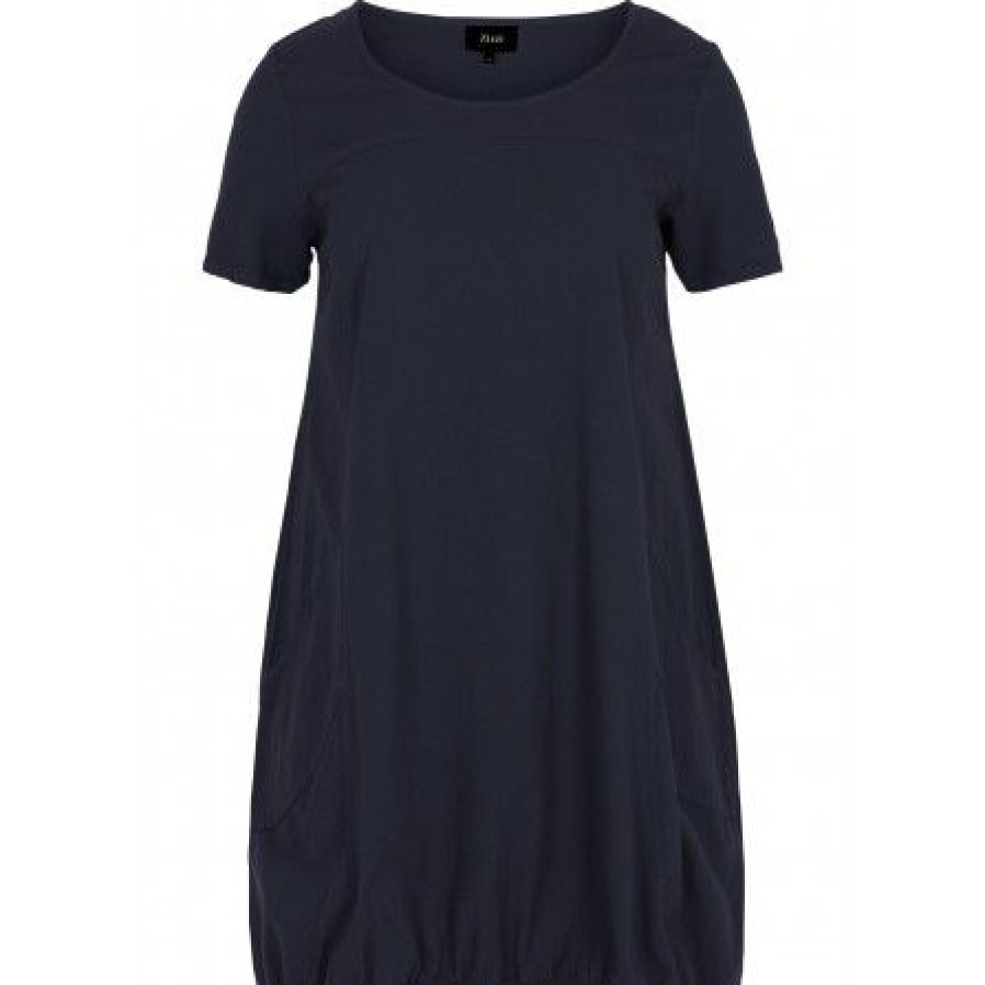 Kjoler Zizzi | Zizzi Jeasy, S/S, Dress - Kjole J80000L Night Sky