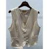 Overdele Marta du Chteau | Marta Mdc Vilde Vest - Sandfarvet Vest 81093 Beige