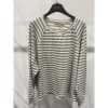 Overdele Marta du Chteau | Marta Mdcwilma Blouse - Gra/Hvid Stribet Sweatshirt 86075 Grey/White