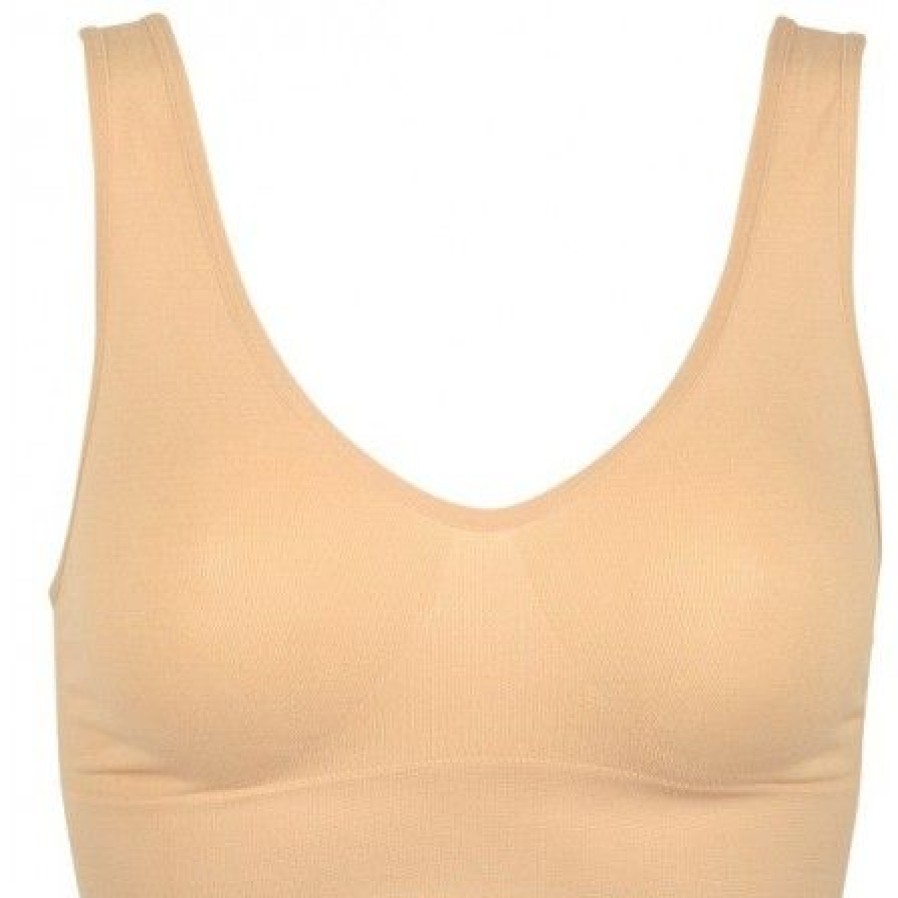 Lingeri/Nattoj Missya Bh & Trusser | Missya Lucia Bra Top Widestrap - Nude Top Med Brede Stropper 13372