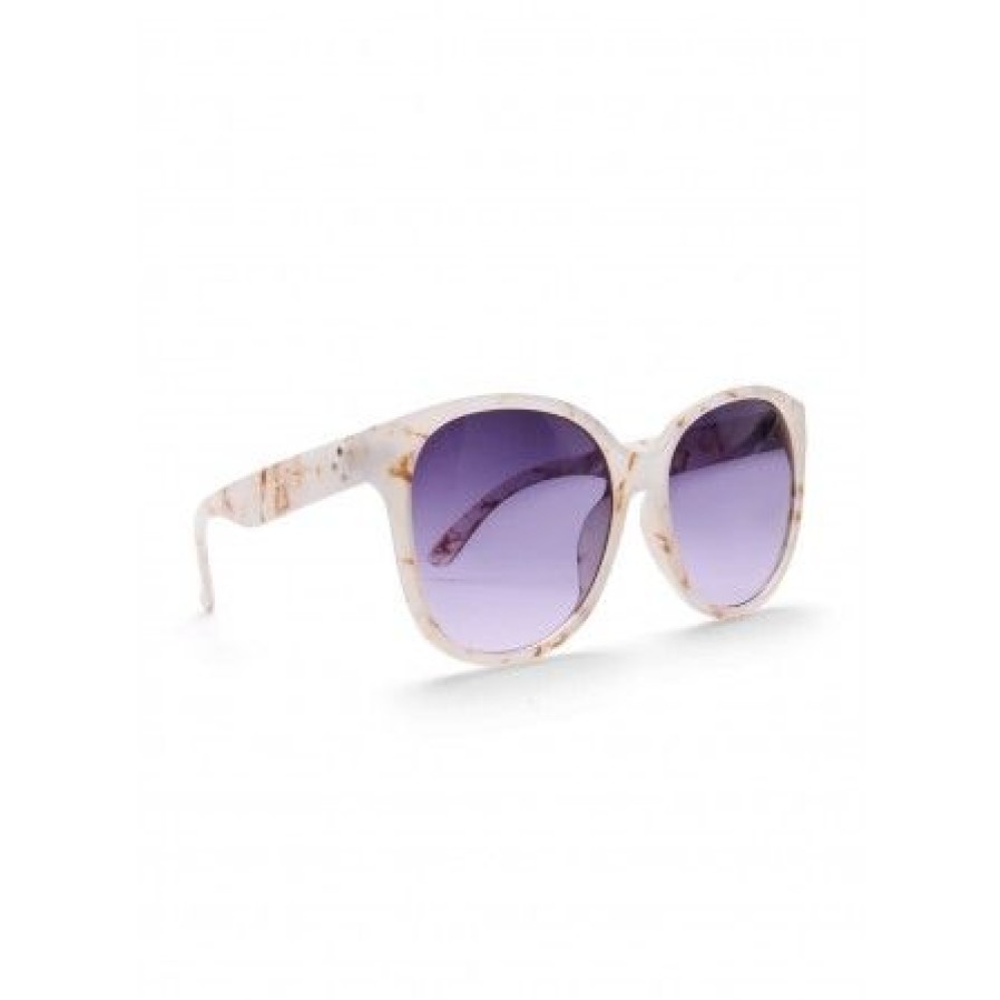 Accessories Zizzi | Zizzi Dsado Wayfarer Sunglass - Rosa Solbrille D00299A Rosa Marble