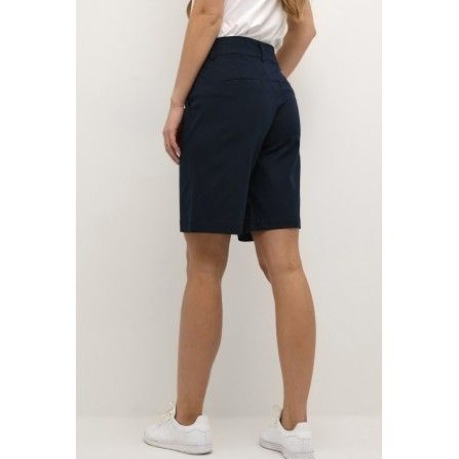 Underdele Kaffe | Kaffe Kalea City Shorts - Marine Bla Shorts 10505457 Midnight Marine