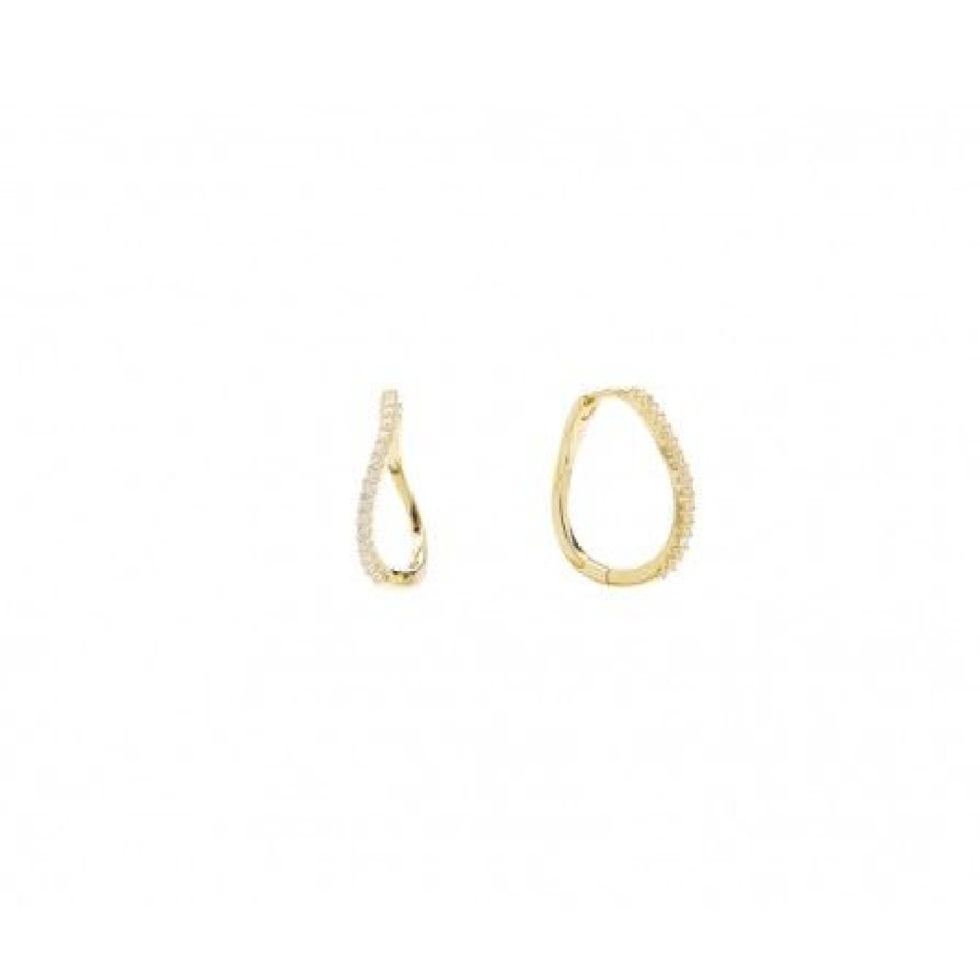 Accessories Pico Oreringe | Pico Amelia Petit Hoops T01004 Clear/Fg