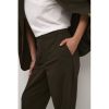 Underdele Kaffe | Kaffe Kasakura Zipper Pant - Oliven Gron Buks 10507770 Forest Night