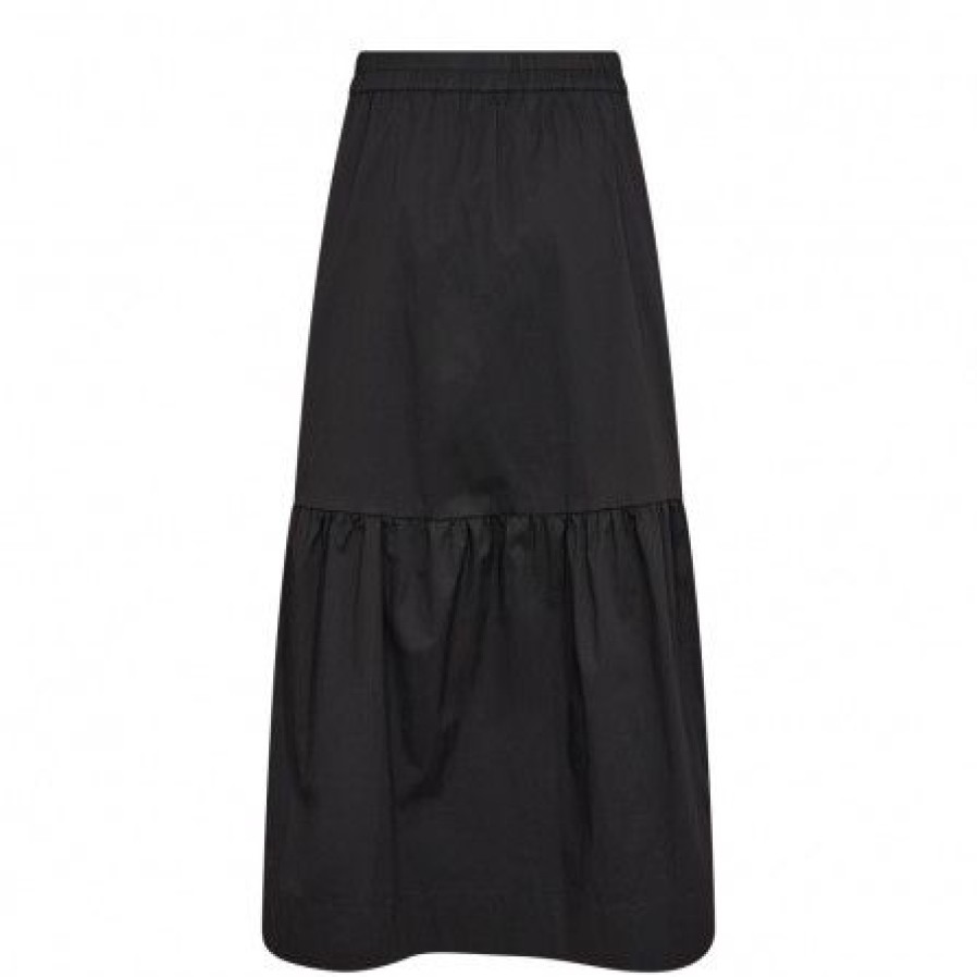 Underdele Co'couture | Co Couture Cotten Cc Crisp Gypsy Skirt - Sort Nederdel 34112 Black